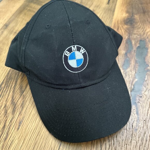 Black BMW center logo baseball hat adjustable by KC luxury - Picture 1 of 3